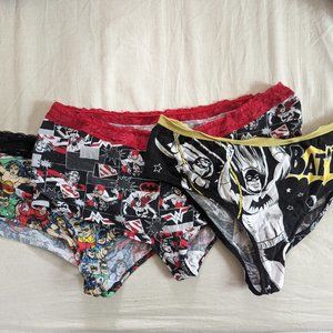 Torrid DC Batman Justice League Panty set of 3